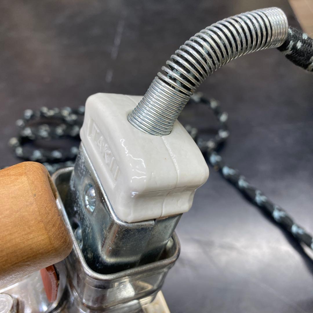 タキイ 6号アイロン 木製ハンドル　昭和　レトロ　 特別製 箱付き