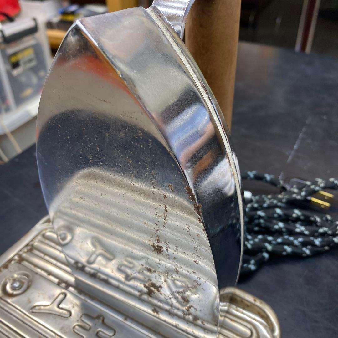 タキイ 6号アイロン 木製ハンドル　昭和　レトロ　 特別製 箱付き