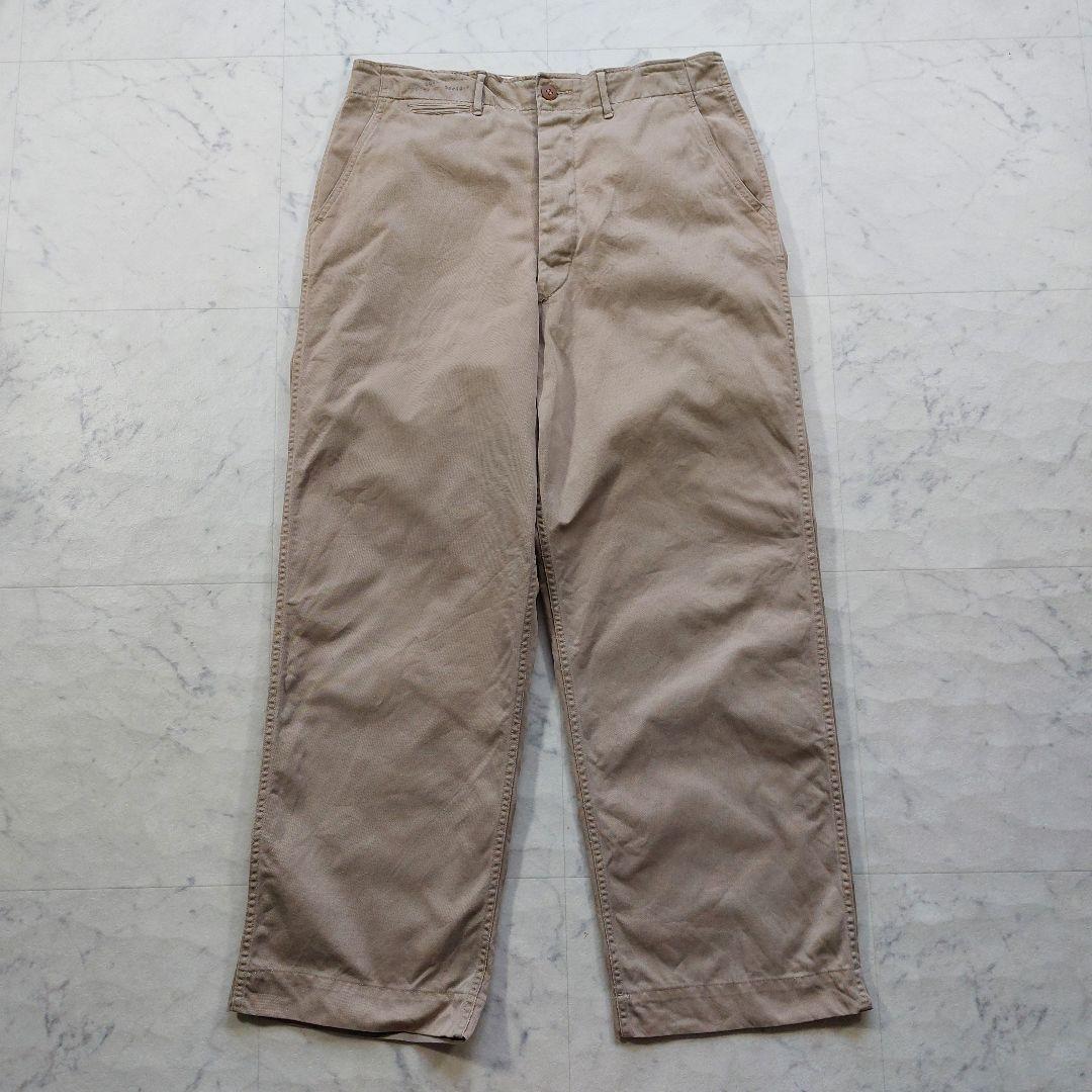 40s 米軍実物 US ARMY M-41 41カーキ チノパン ヴィンテージ