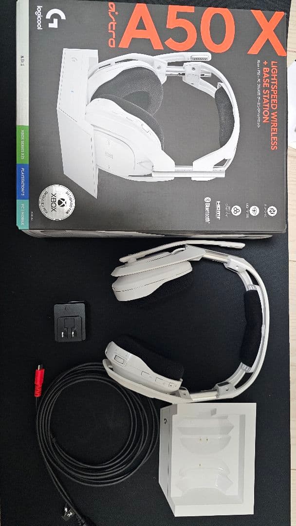 A50 X ワイヤレスヘッドホン ホワイト