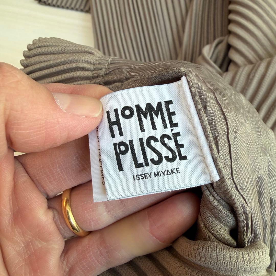 homme plisse プリーツパンツ オムプリッセ ベージュ 3