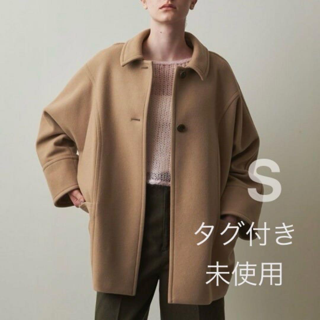 未使用 steven alanドルマンスリーブハーフコート ベージュ36