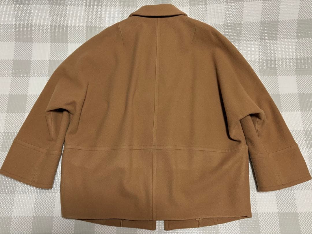 未使用 steven alanドルマンスリーブハーフコート ベージュ36