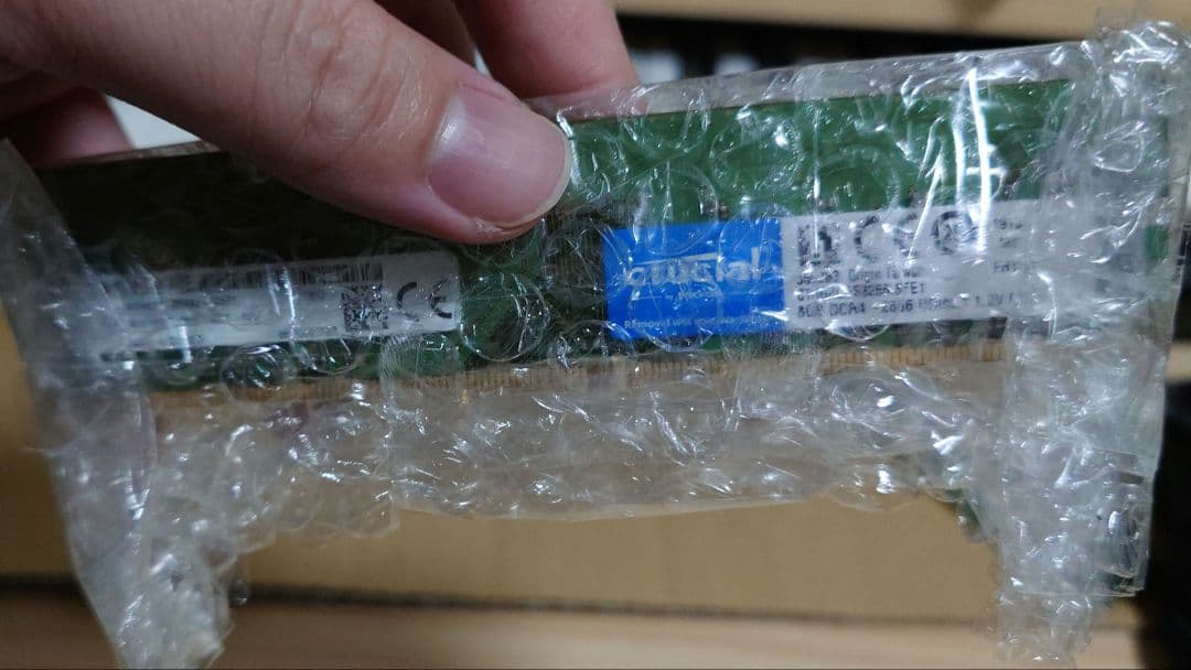 Crucial DDR4 2666MHz 8GB×2枚（計16GB）