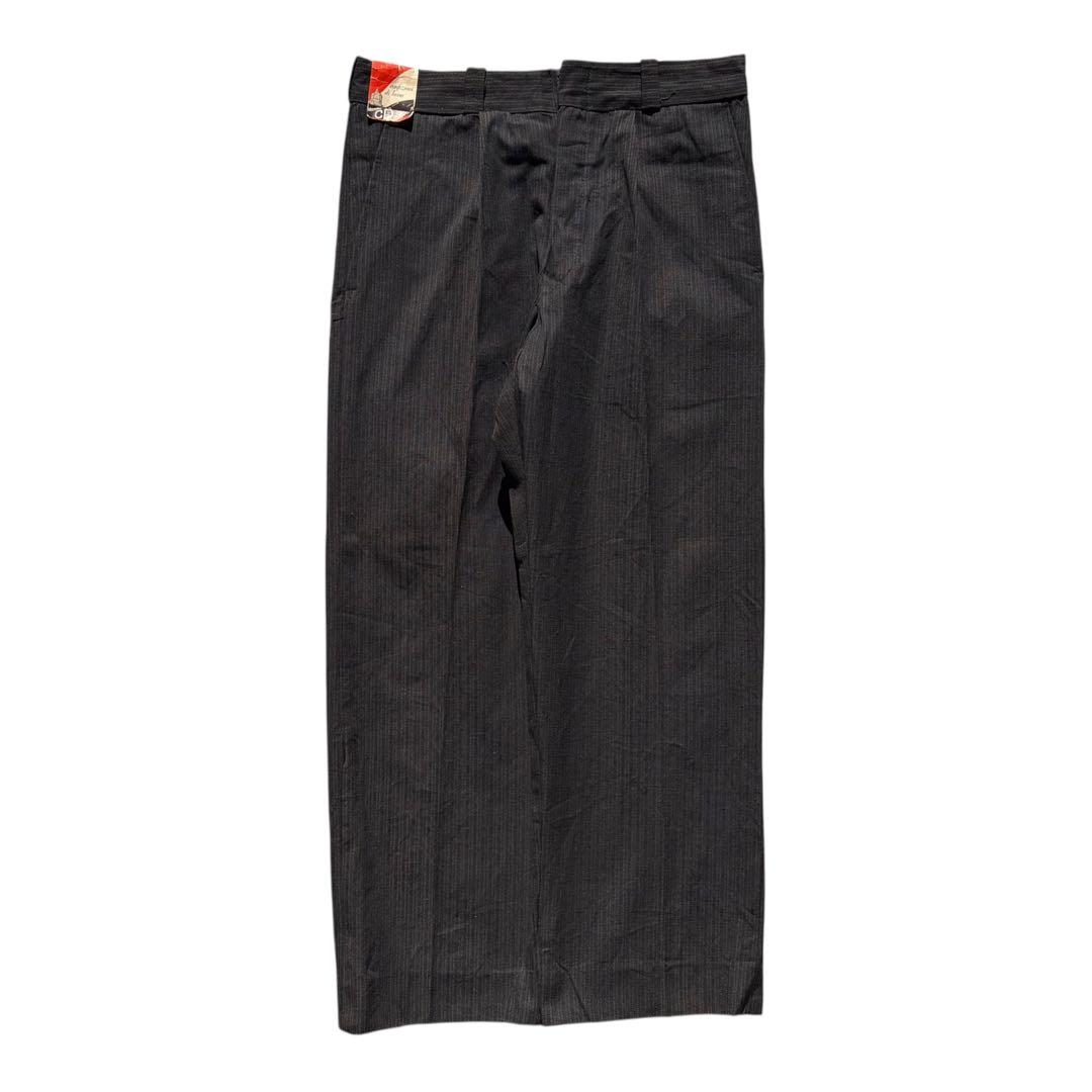 70s ヴィンテージ イタリア製 コットンパンツ デッドストック ワンタック L