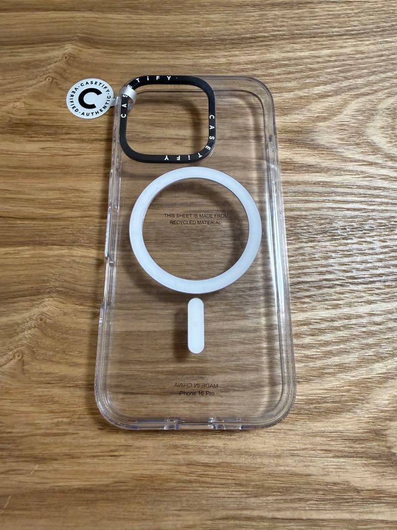 iPhoneアクセサリー CASETIFY Clear Magsafe for iPhone16pro
