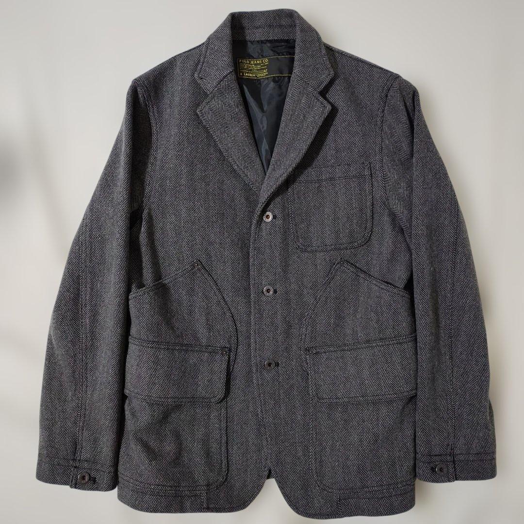 ラルフローレン ポロジーンズ スポーツコート ヘリンボーン ハンティング