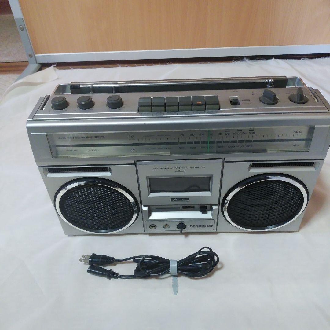 HITACHI、ラジカセ、TRKー7600、中古（本文よく読んで購入して下さい)