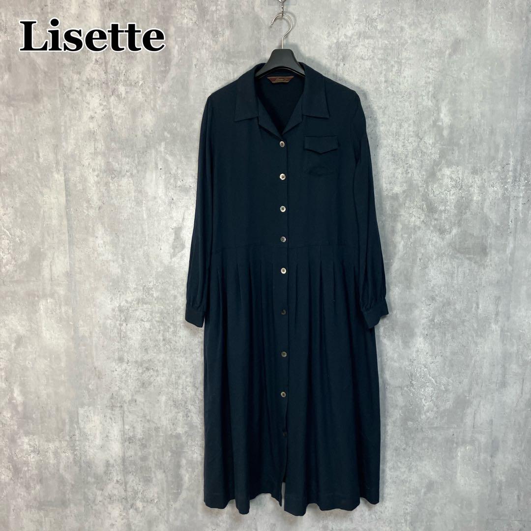 Lisette 日本製 ウールシャツワンピース 38