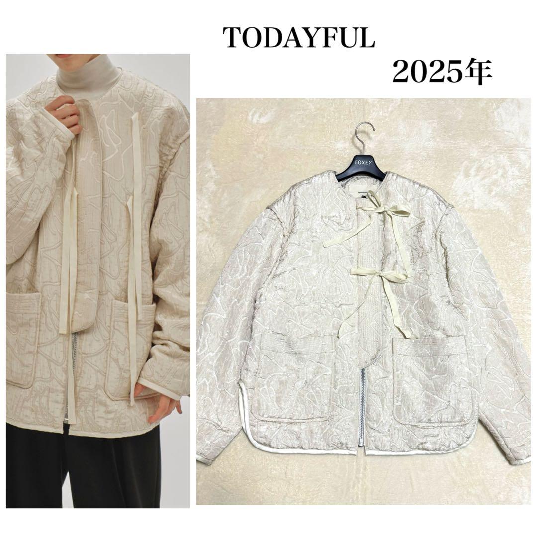 TODAYFUL 2025年 Jacquard Piping Blouson
