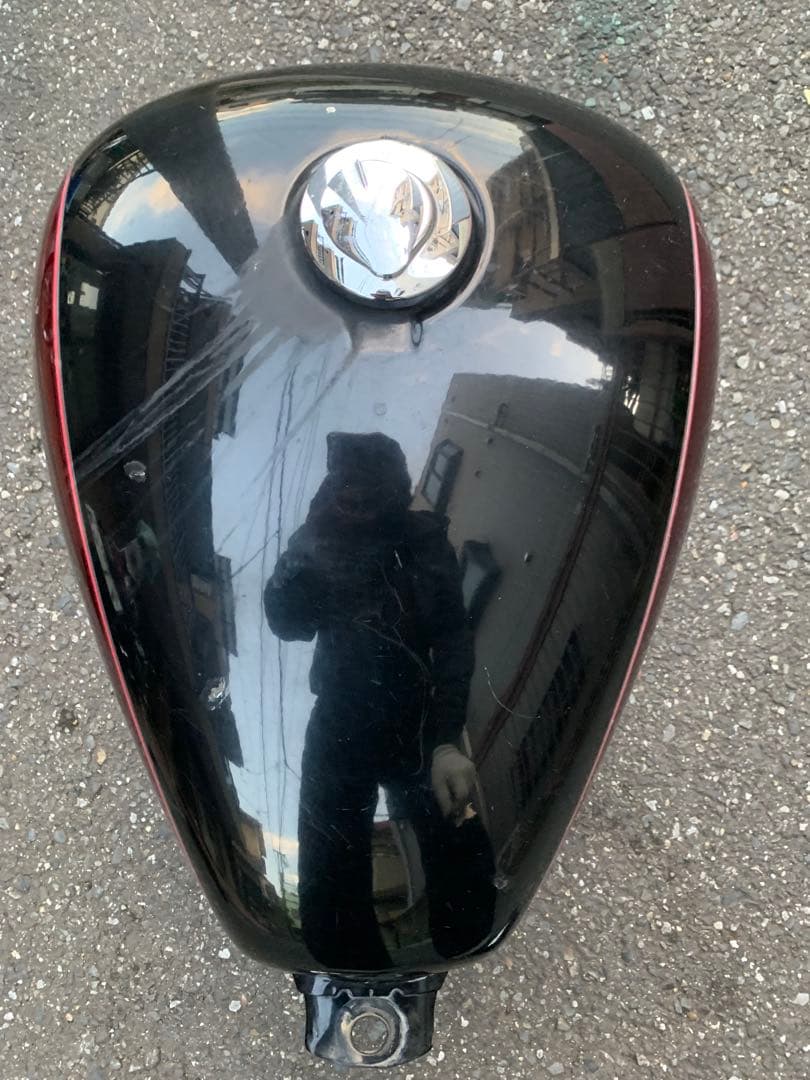 【タンク内サビゼロ】Honda Steed400 純正11Lタンク 黒赤