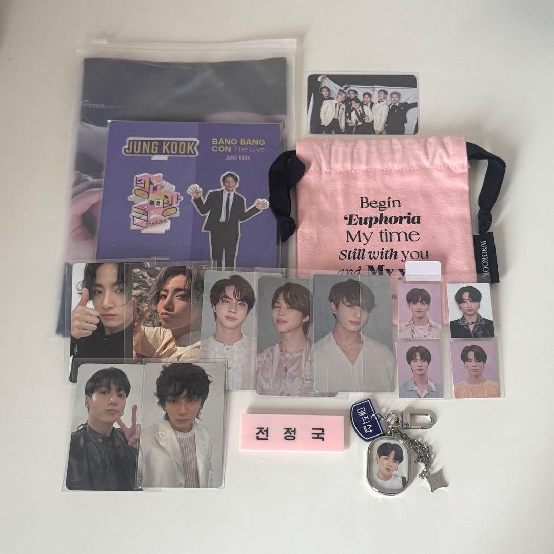 BTS jungkook ジョングク キーホルダー トレカ アクスタ スローガン