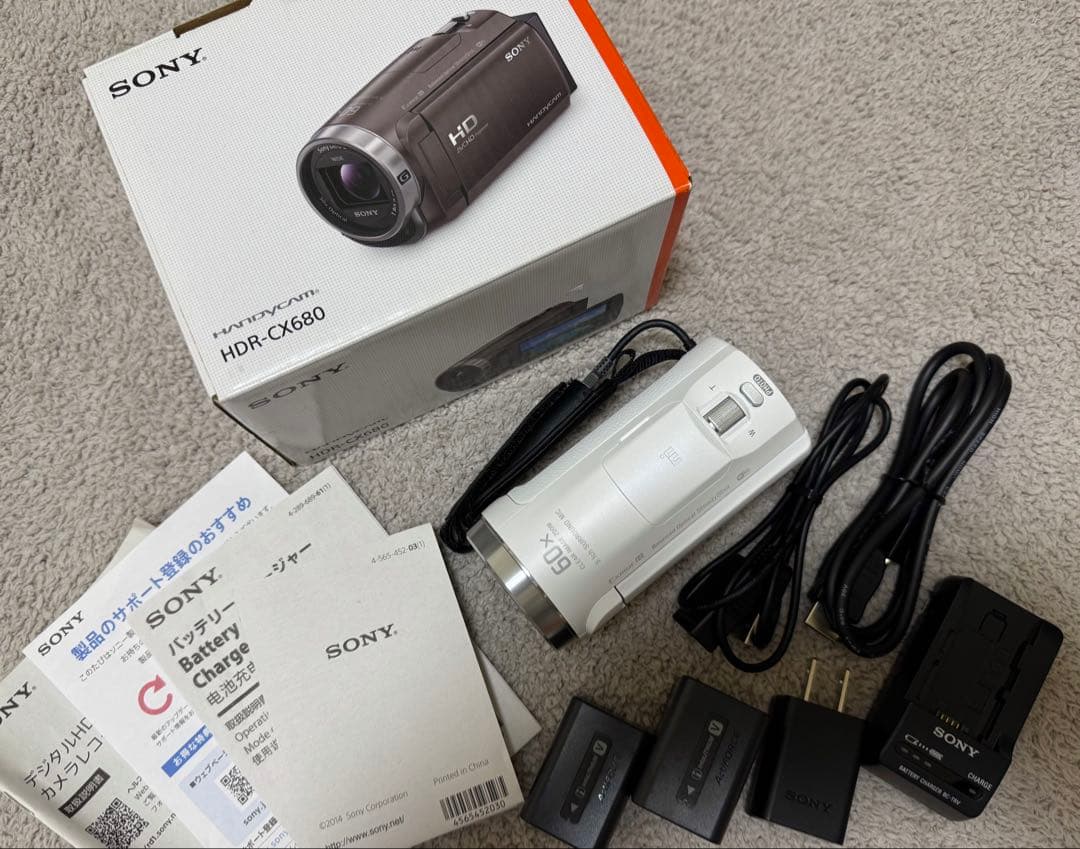 SONY HDR-CX680 内蔵メモリ64GB ソニービデオカメラ