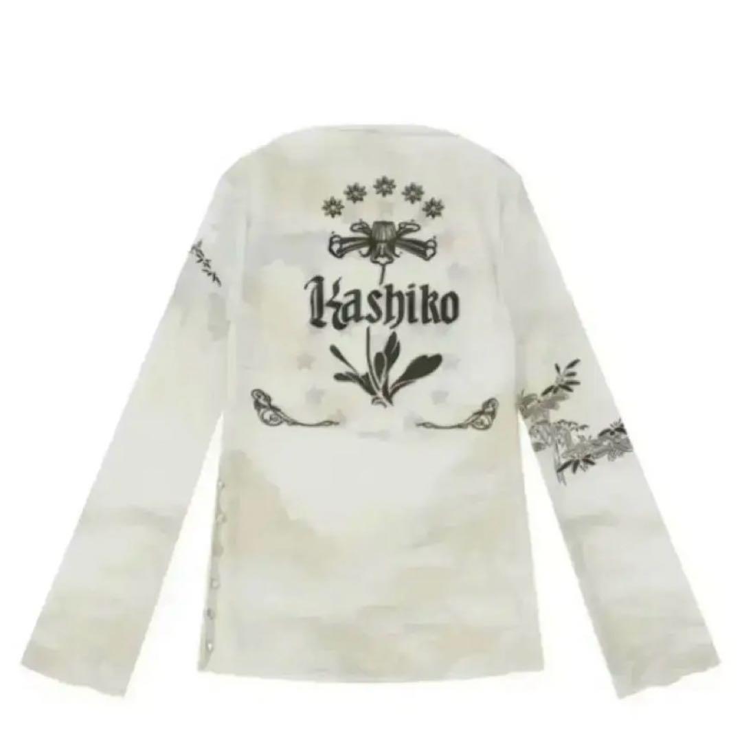 kashiko メッシュトップ インクペインティング