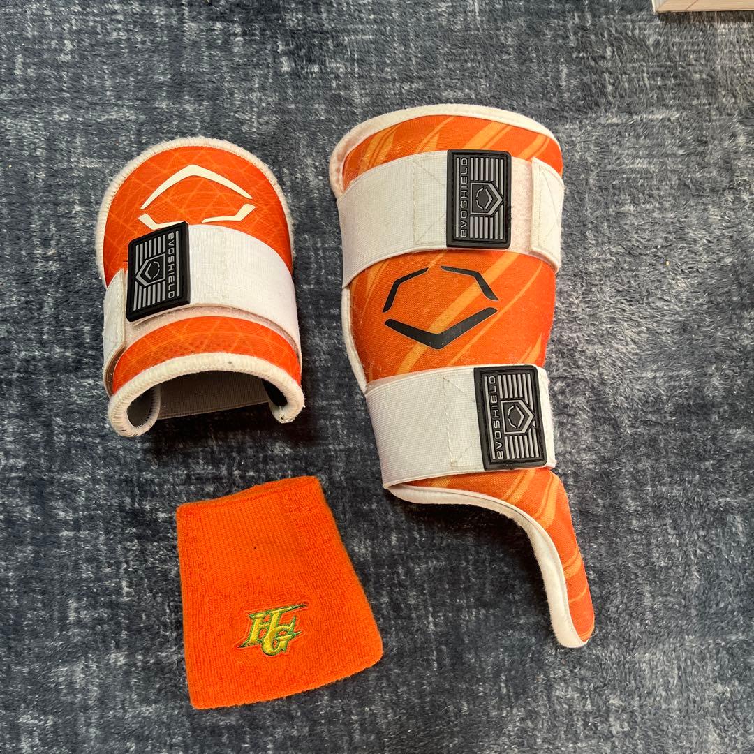 オレンジ エルボーガード フリーサイズ