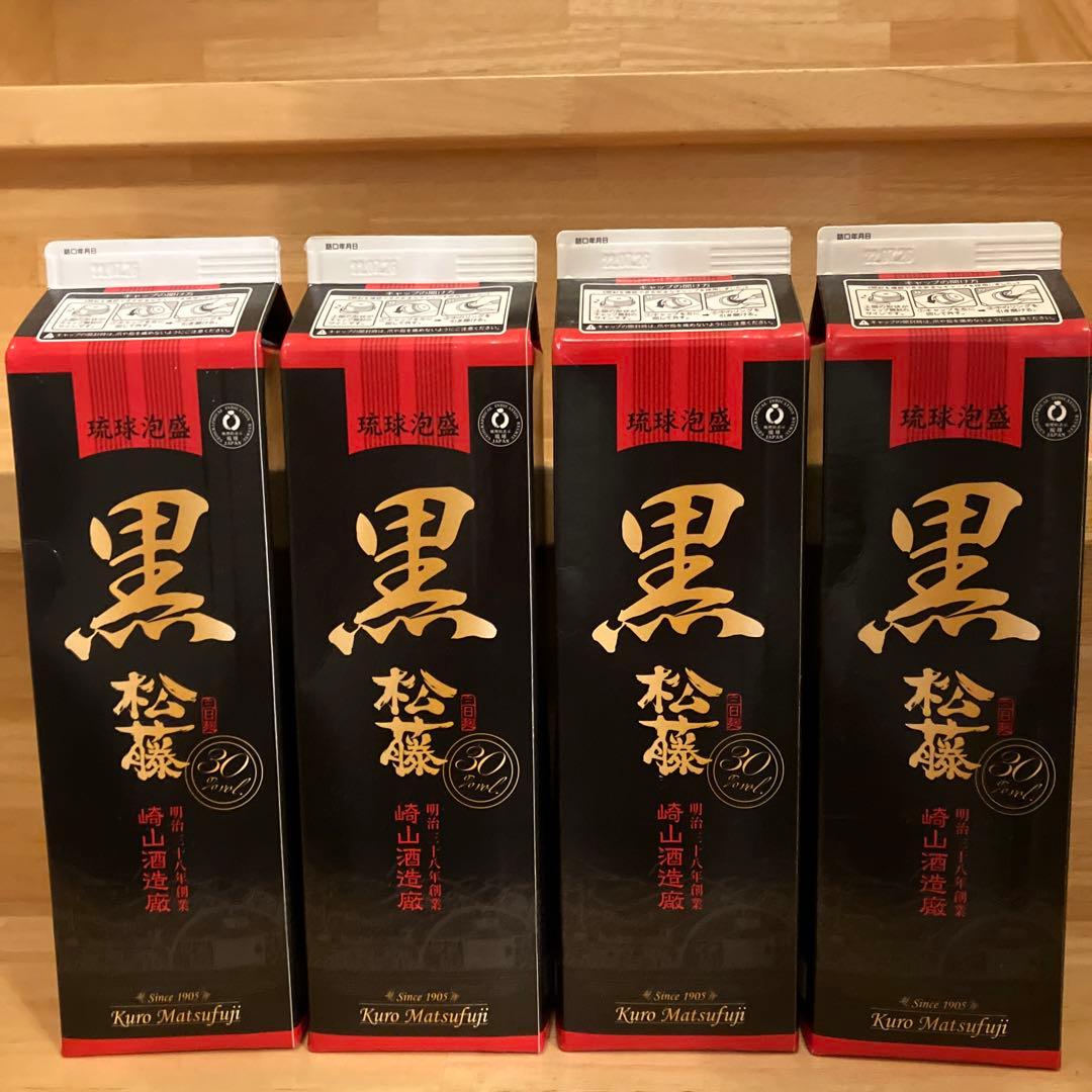 琉球泡盛　黒松藤　1800ml×4