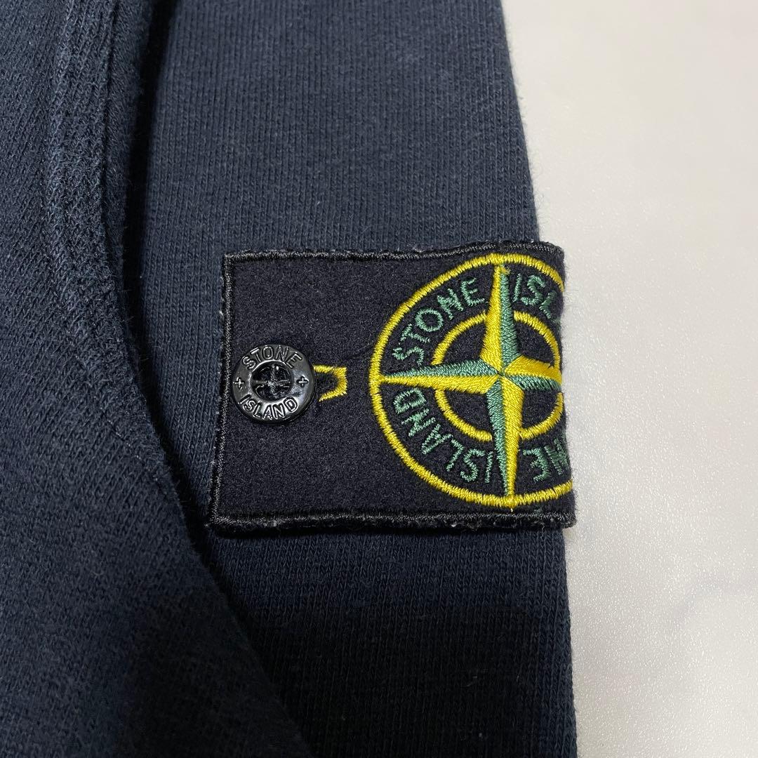 STONE  ヘンリーネック　トレーナー　ネイビー　Lサイズ