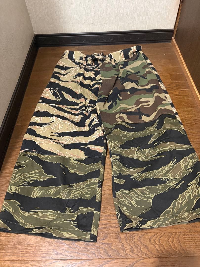 s'yte サイト ワイドパンツ 迷彩 ヨウジヤマモトセール中
