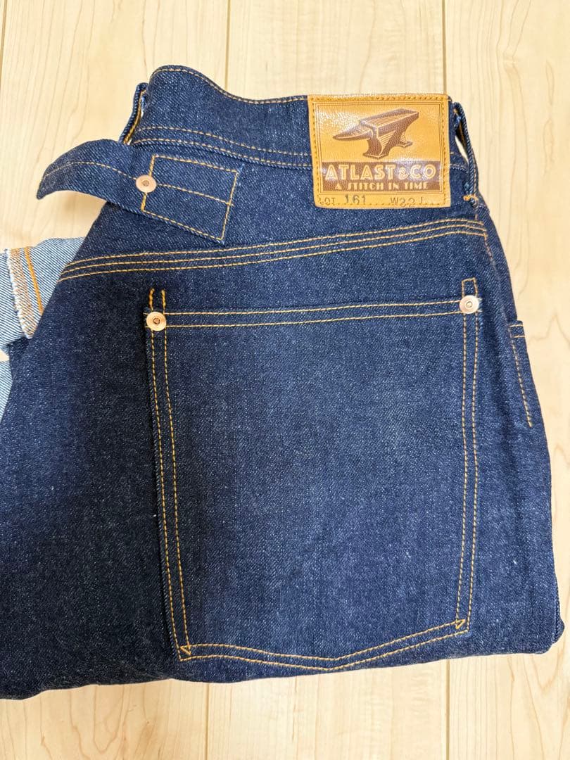 ATLAST モデル161 デニムパンツ ダークブルー