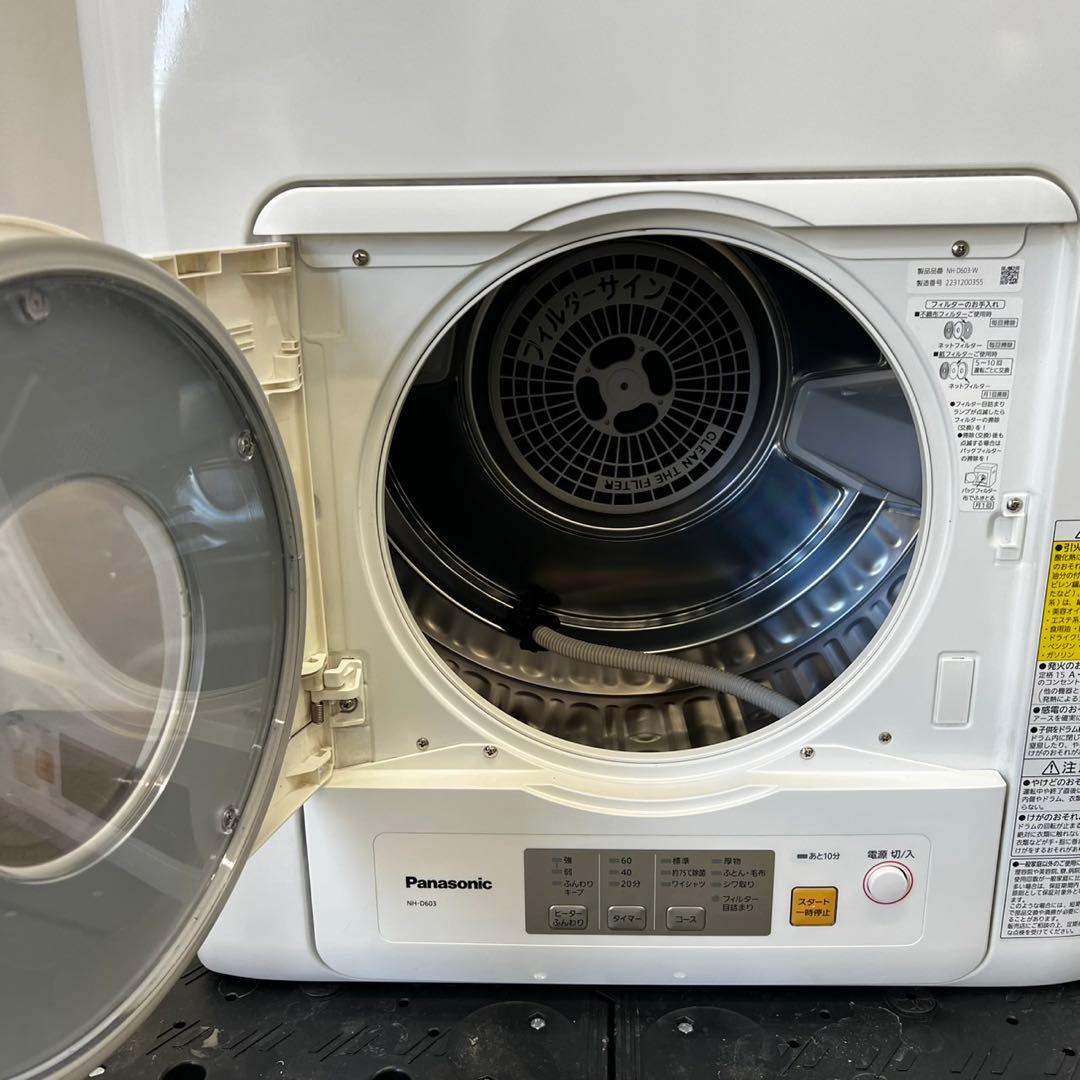 ミヅキ★130　衣類乾燥機　パナソニック　6キロ　中古　左開き　設置無料