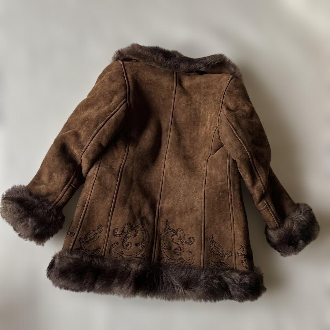 フランス製 ムートンファーコート
