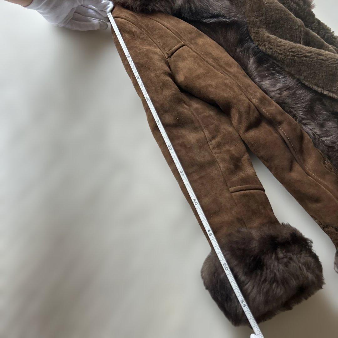 フランス製 ムートンファーコート