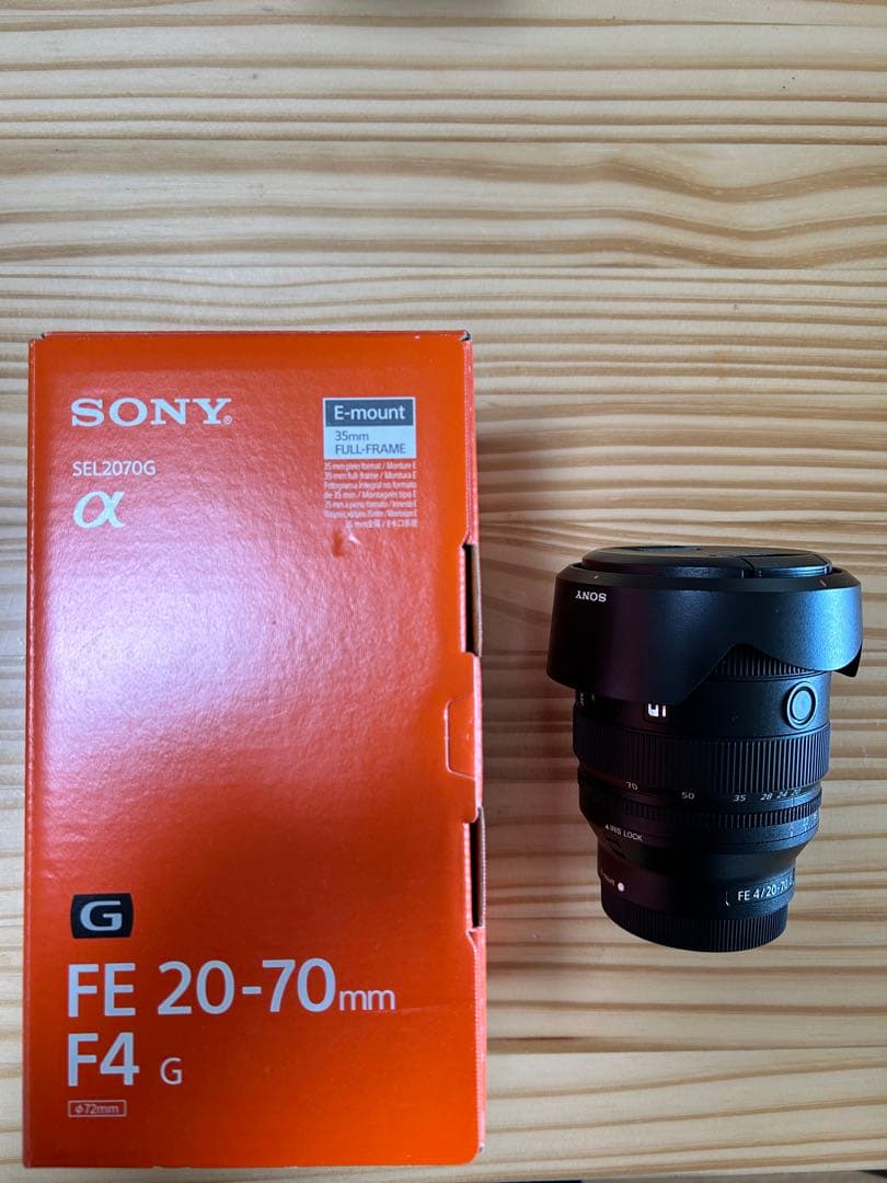 SONY FE20-70mm F4G レンズ