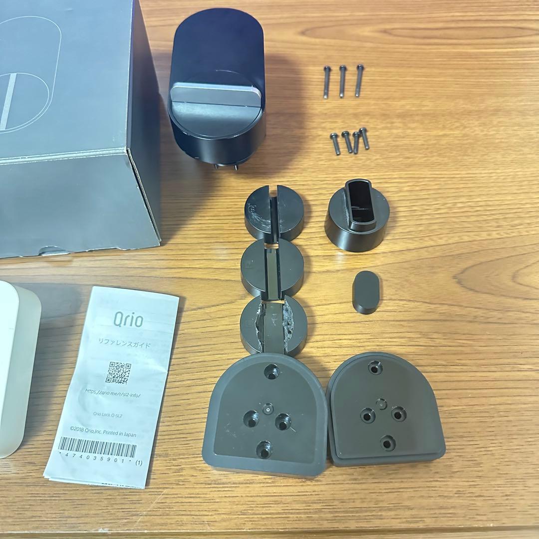 Qrio Lock 動作品 ブラック Q-SL2 Qrio hub付き