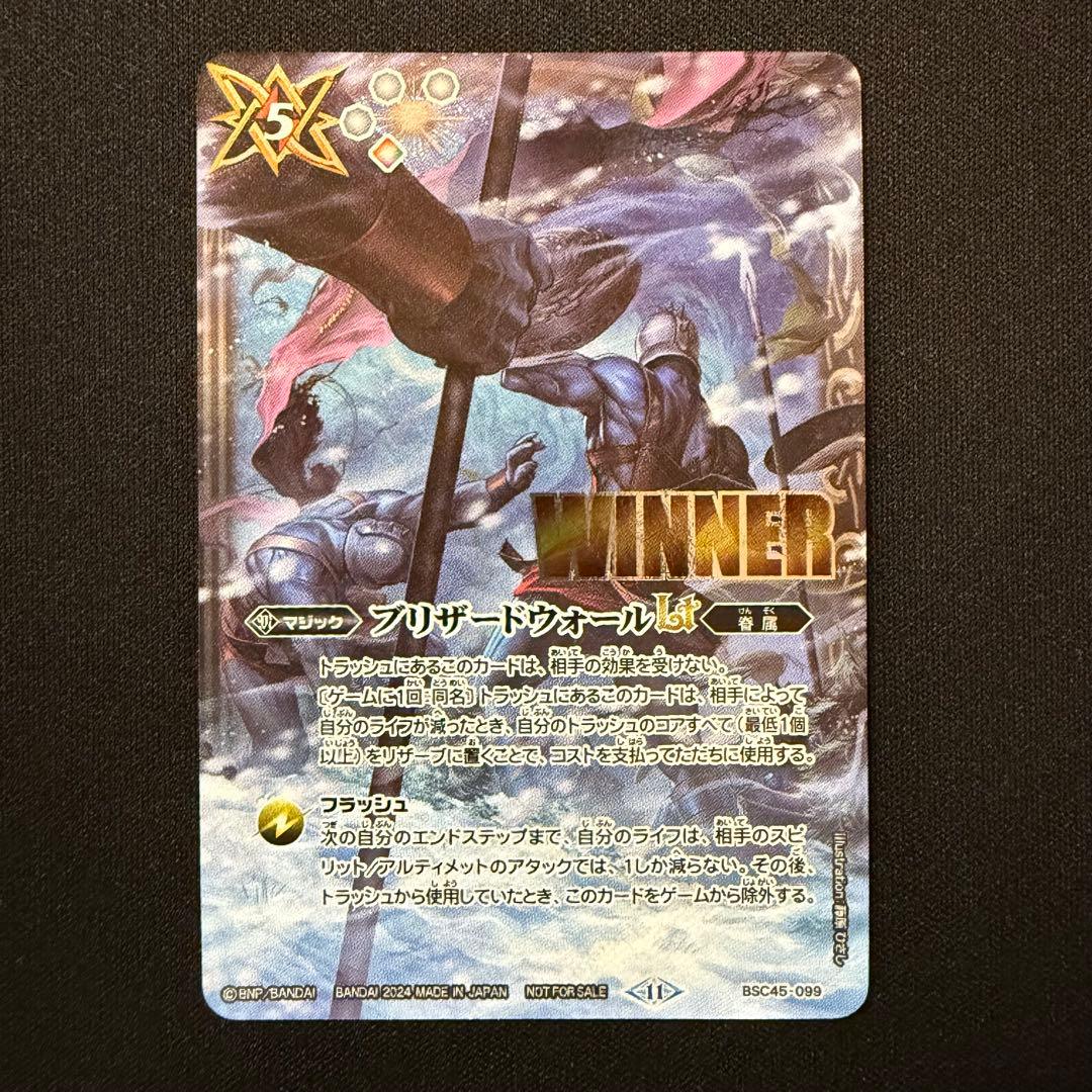 ブリザードウォールLt WINNER BSC45-099