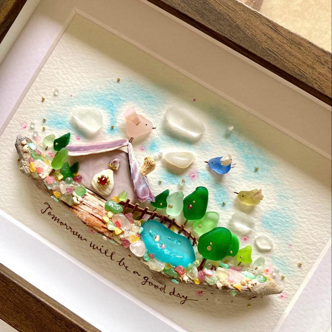 トーマス号 *ˊᵕˋ*　オーダー受付　シーグラス／天然石