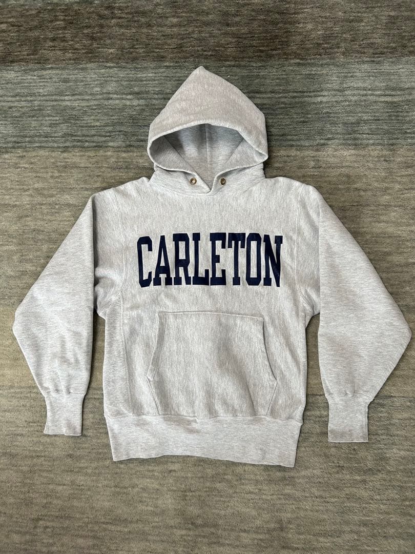 USA製　刺繍タグ　Champion CARLETON リバースウィーブパーカー