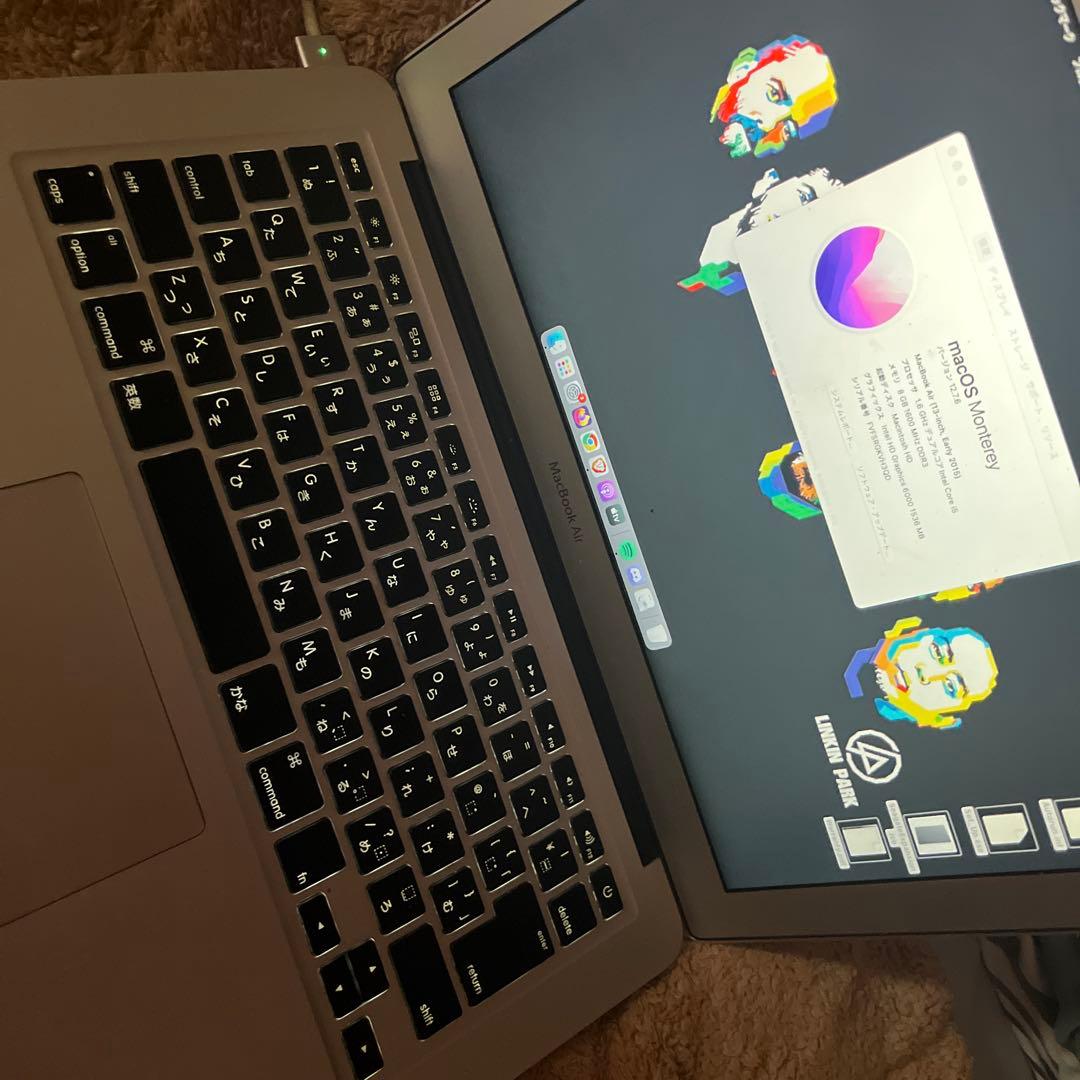 MacBook本体 mac book air 13-inch, eary2015