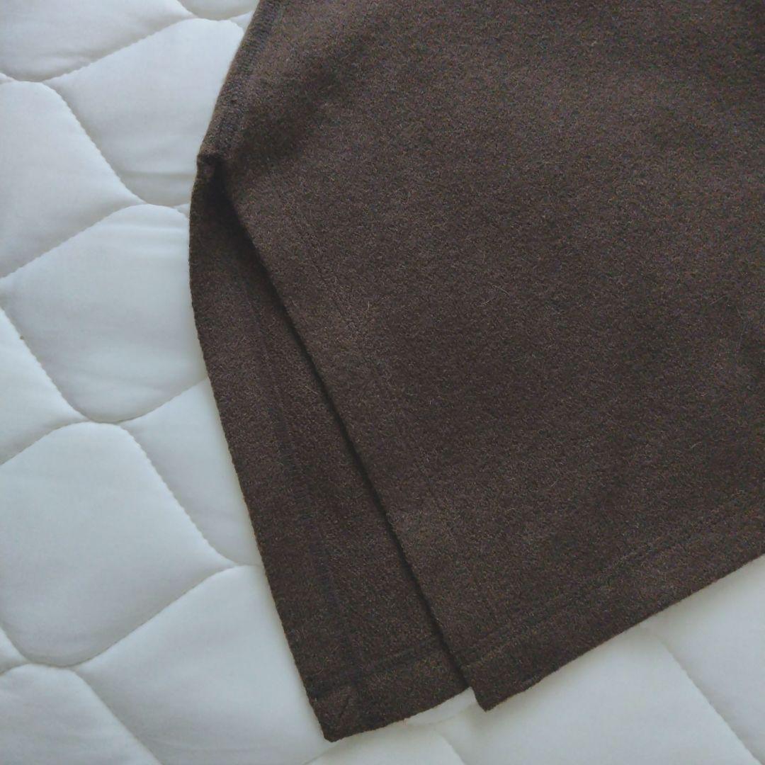 ヨーガンレール　ベビーアルパカ混梨地　Aラインチュニック＊美品