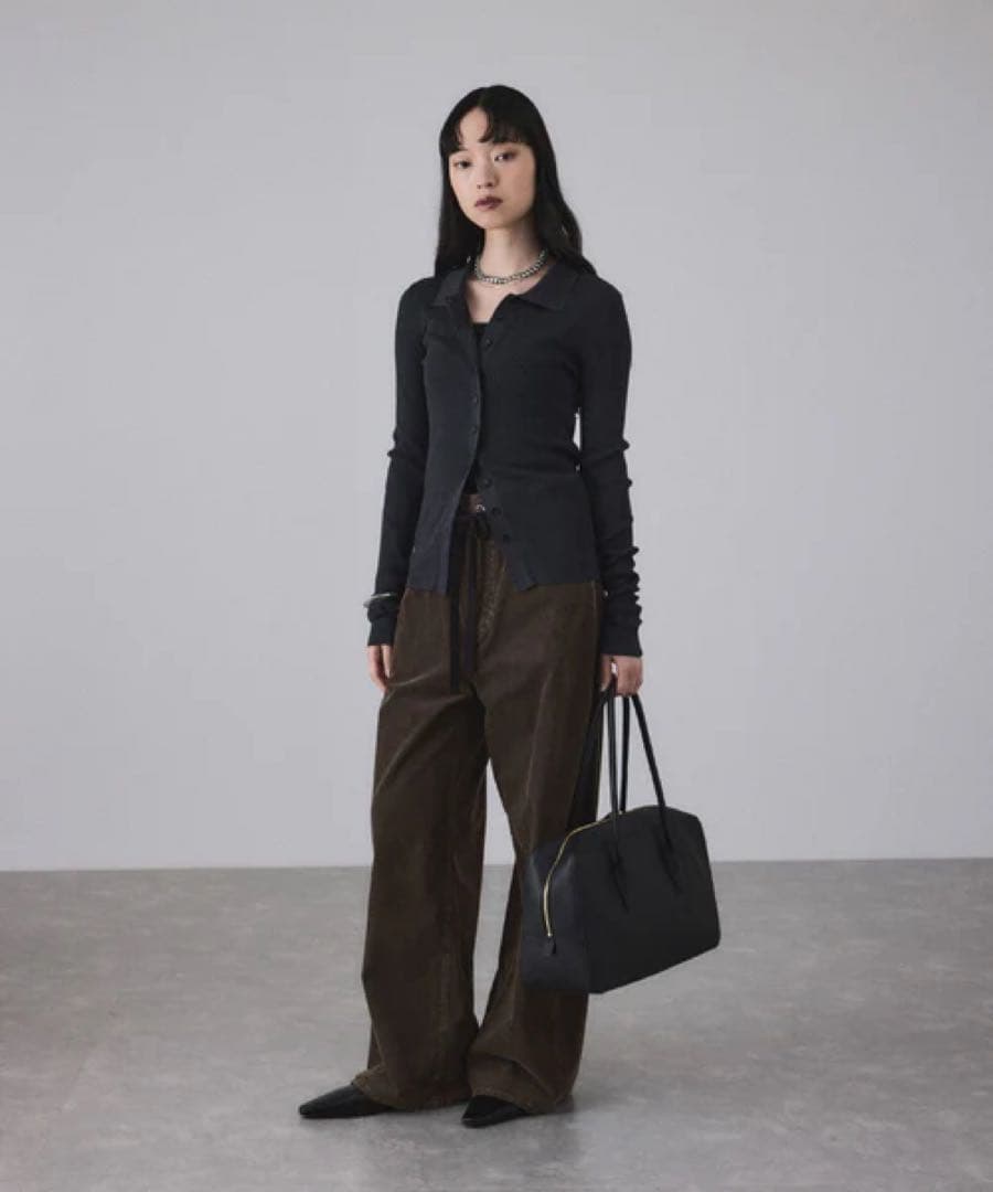 新品ADAM ET ROPE' FEMME ガーメントダイコーデュロイパンツ