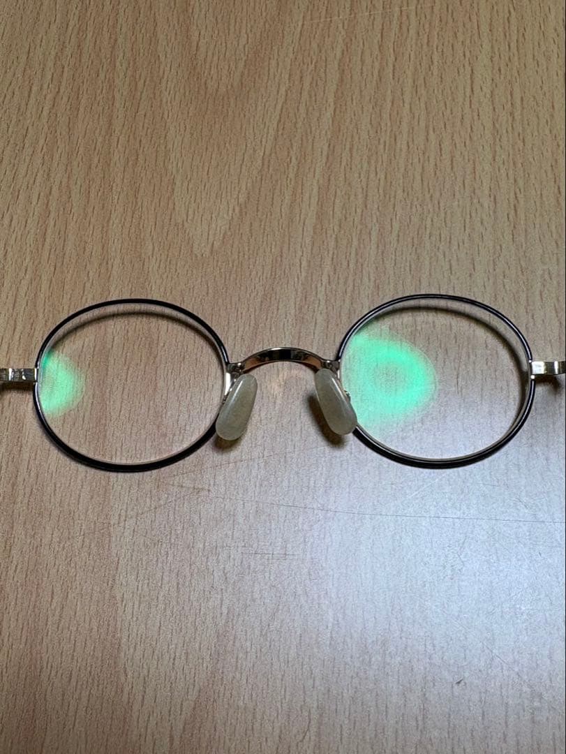 【週末限定値下げ】金子眼鏡　kv-56 ブラック×ゴールド