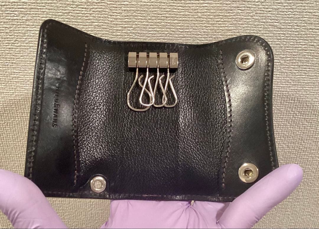 ワイルドスワンズ サドルブラック クリッパー3 キーケース