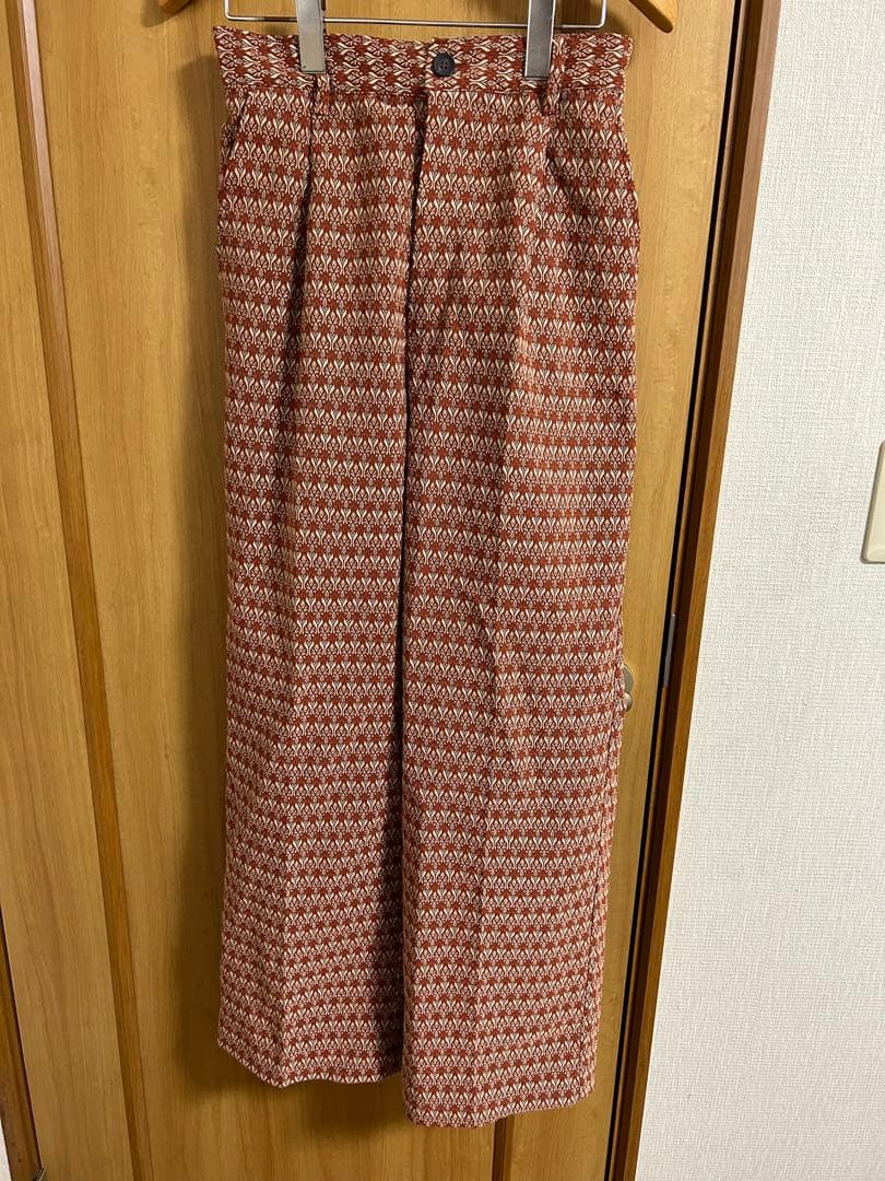 Maison Special 小紋柄スラックス