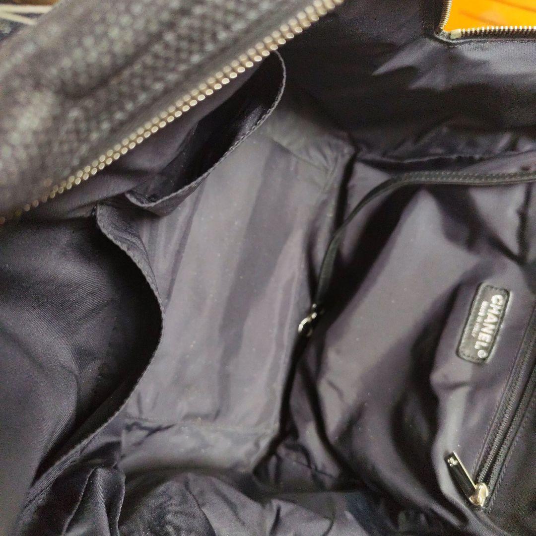 CAHNEL パリビアリッツ　マトラッセ　ハンドバッグ　ブラック