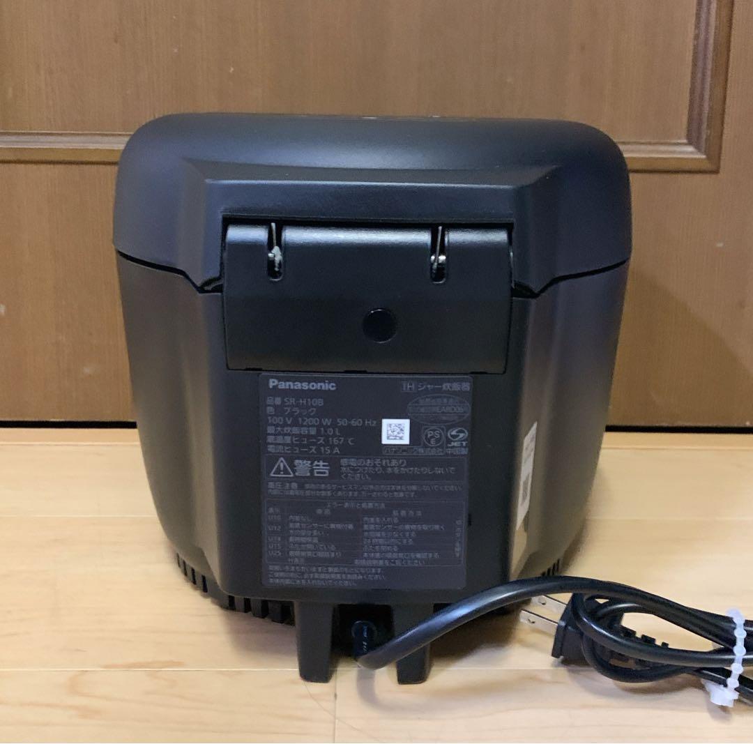 値下げ！【美品】Panasonic IH炊飯器 5.5合炊き SR-H10B-K