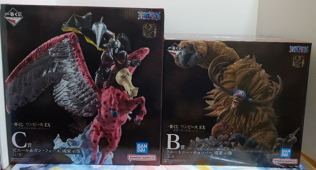 2/11まで大特価 ワンピースEX 悪魔を宿す者達 vol.3 B賞&C賞セット