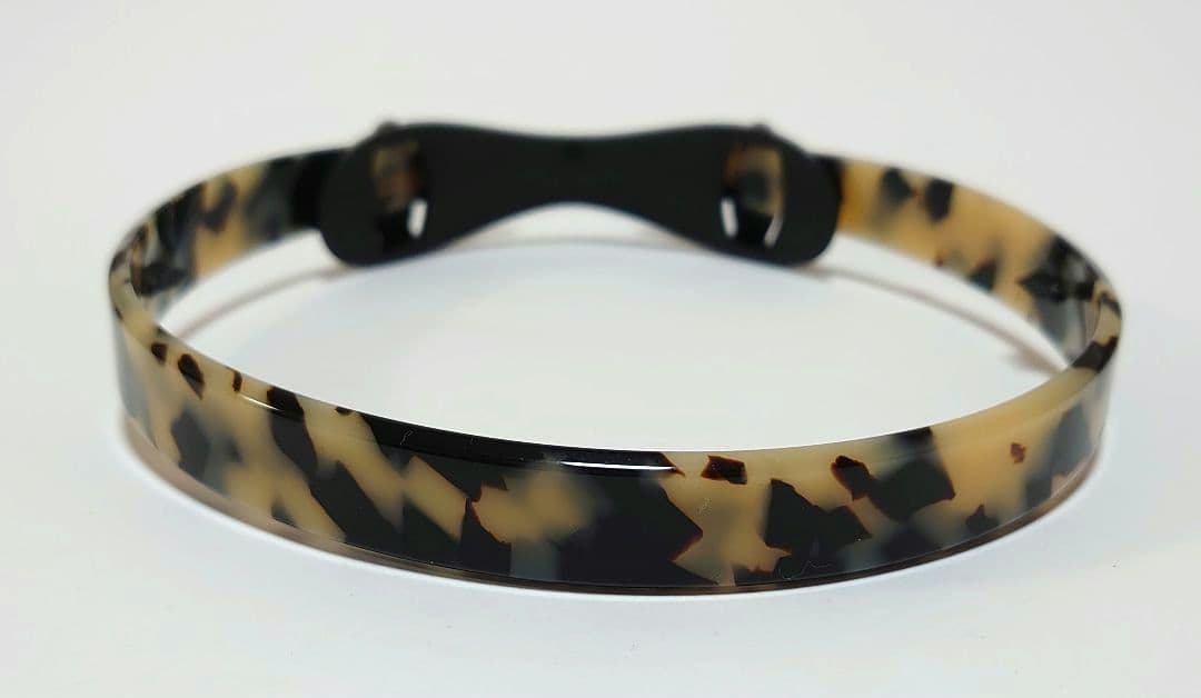 タグ付き新品 2023AW【アレクサンドル ドゥ パリ】マーブル柄　カチューシャ