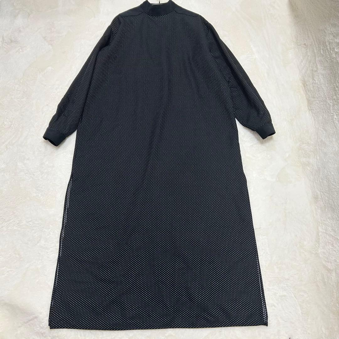 【極美品】ザリラクス フランネル バックジップ ロングワンピース 36