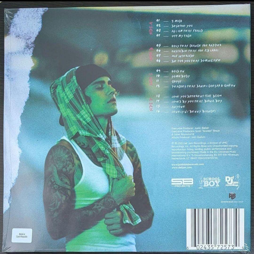 新品 Justin Bieber Justice Peaches LPレコード