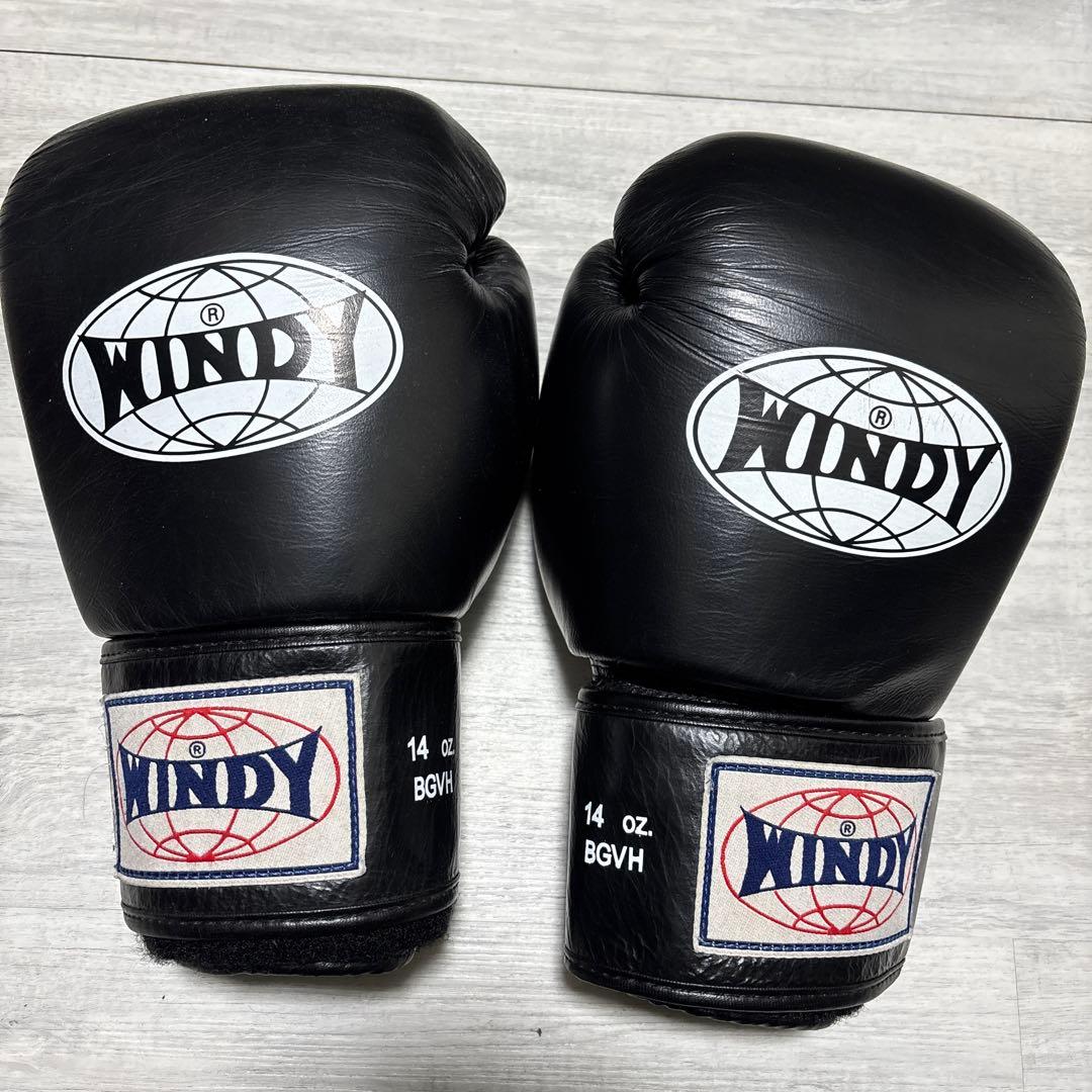 WINDY ボクシンググローブ 14 oz BGVH 黒