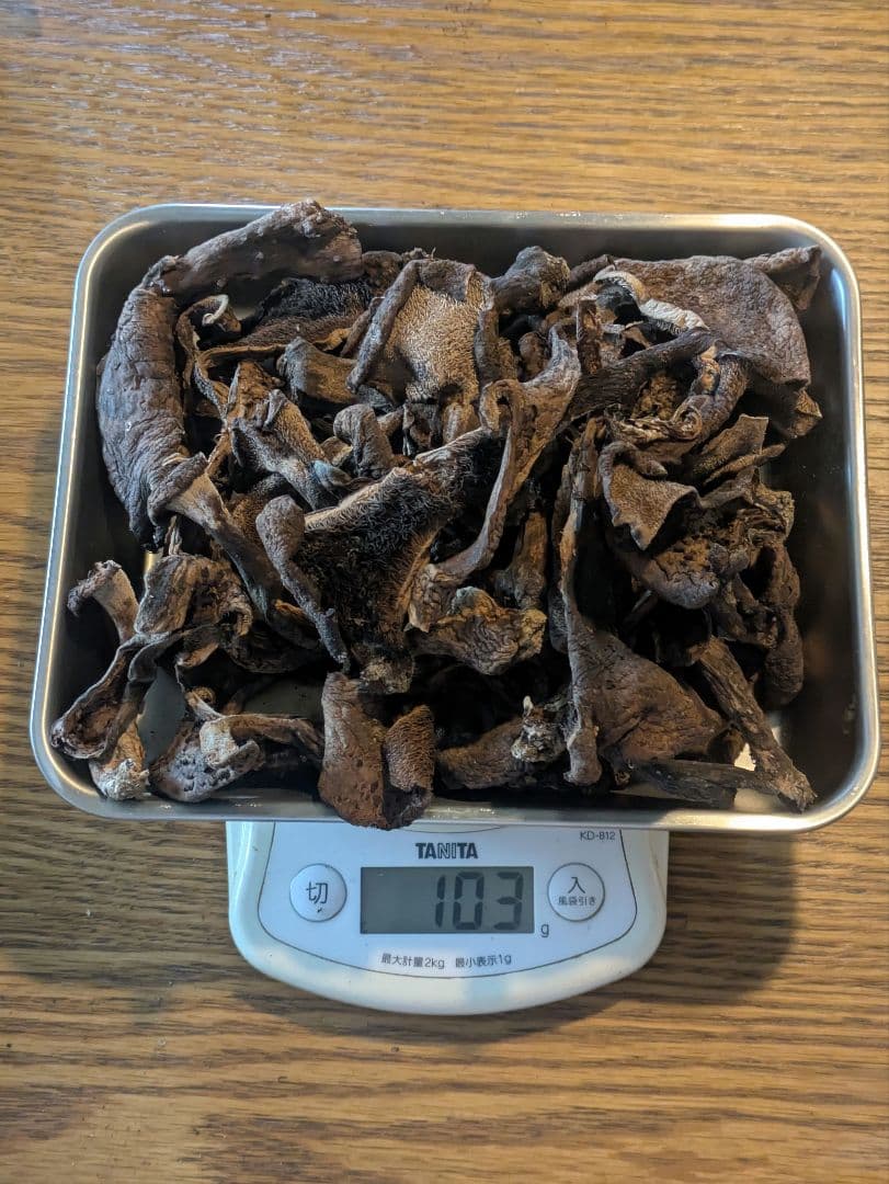 岩手県産天然物　乾燥香茸100g