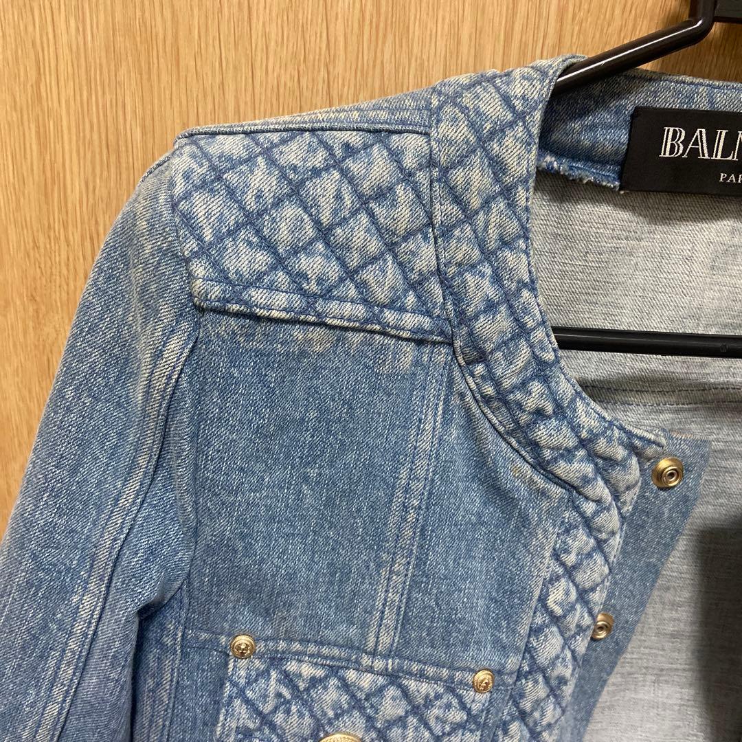 Y◆BALMAIN デニムジャケット ショート