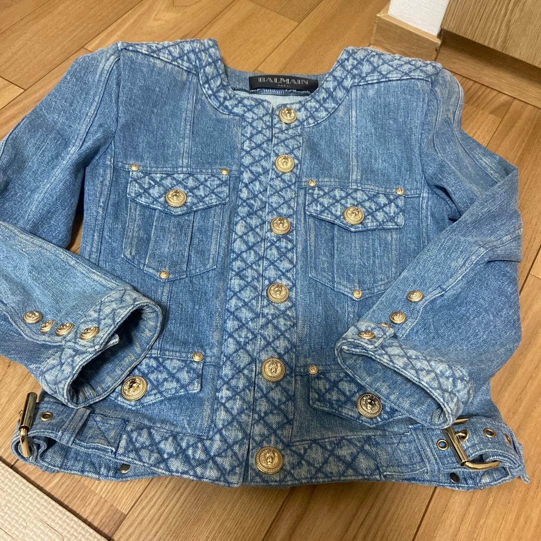 Y◆BALMAIN デニムジャケット ショート