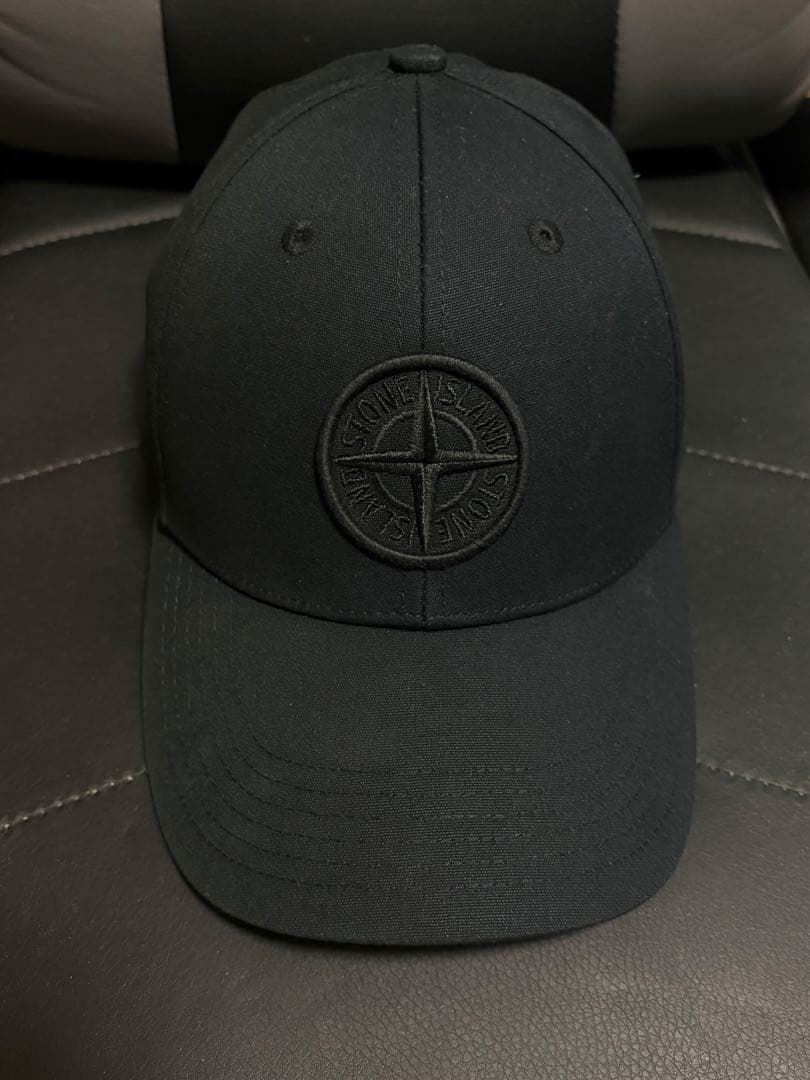 STONE  Cap Black ストーンアイランド キャップ 帽子