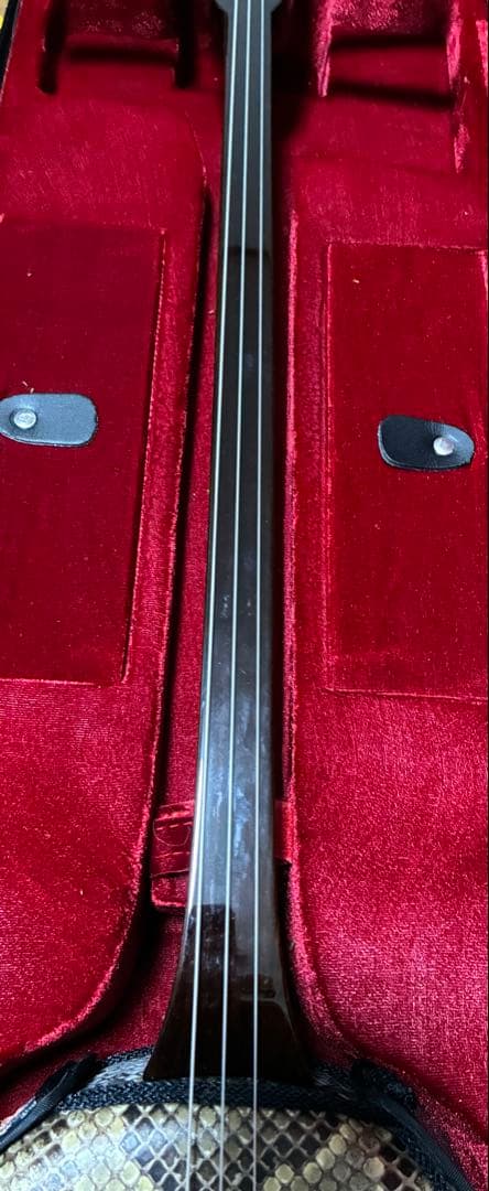 三線 人工蛇革 ケース付き