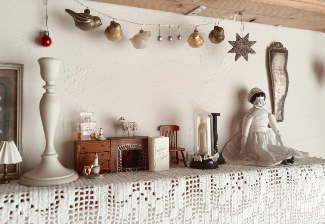 【チョコメルさま】vintage statue ❀ クリアドームと マリアさま